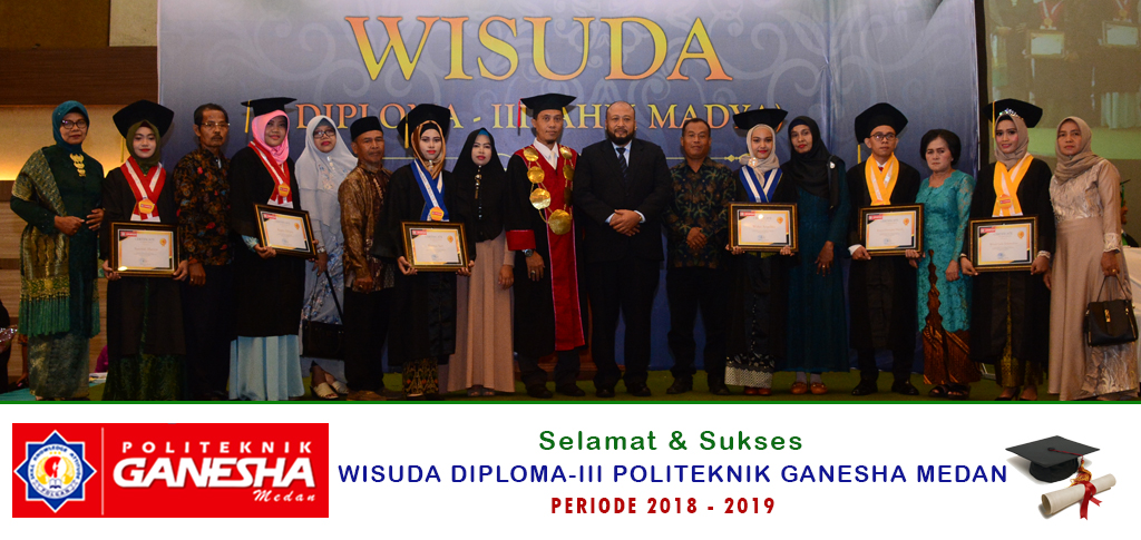 WISUDA DIPLOMA III POLITEKNIK GANESHA MEDAN